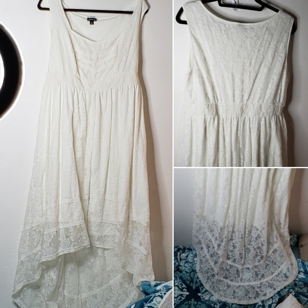 TORRID lace high-low dress - Picture 2 of 8
